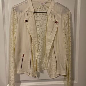 Candies off-white lace jacket
